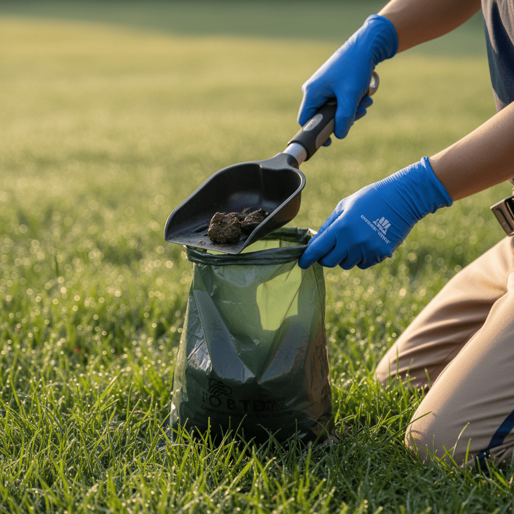 One-time yard cleanup and dog waste removal service